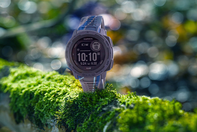 Garmin Instinct Solar Surf Edition Fitness GPS Silicone Band 010-02293-07 Multisport Watch