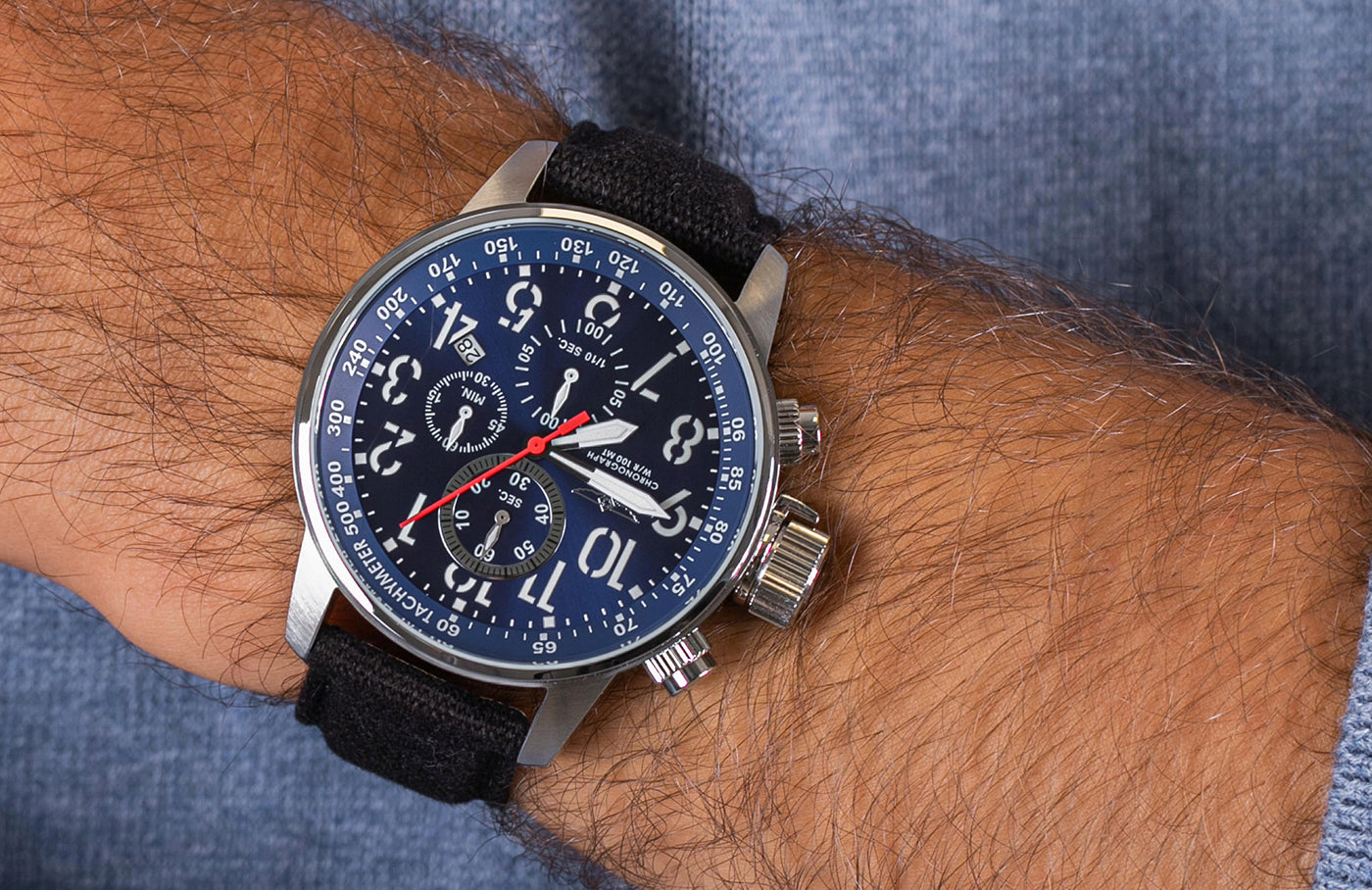 Invicta Lefty Force Chronograph Techymeter 1513 Men’s Watch What’s special about it?