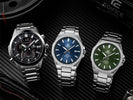Three Casio Edifice watches together
