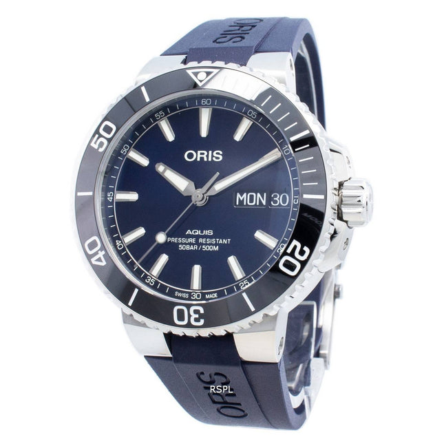 Oris Aquis Big Day Date 01-752-7733-4135-07-4-24-65EB Automatic 500M Men's Watch