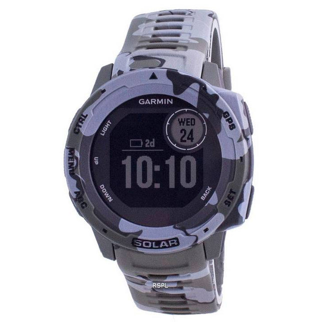Garmin Instinct Solar Tactical Edition Lichen Camo Silicone Band 010-02293-06 Multisport Watch
