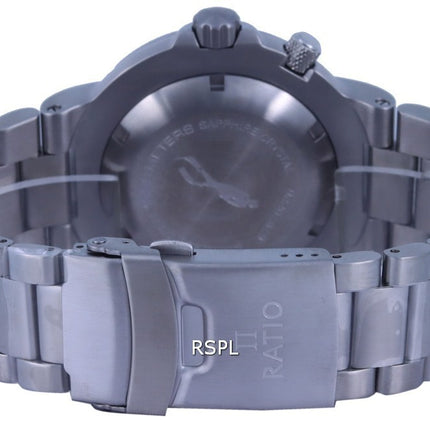 Ratio FreeDiver Blue Dial Stainless Steel Quartz 1050HA93-12V-BLU 1000M Men's Watch