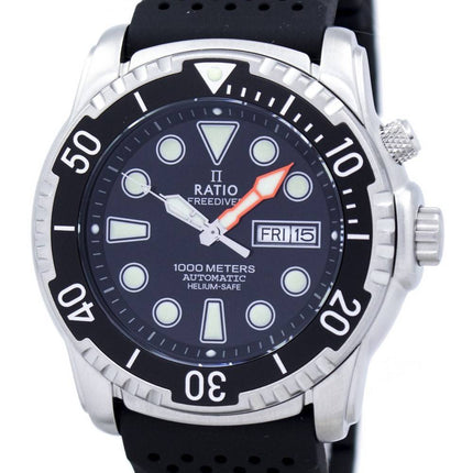 Ratio Free Diver Helium-Safe 1000M Sapphire Automatic 1068HA90-34VA-00 Men's Watch