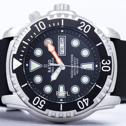 Ratio Free Diver Helium-Safe 1000M Sapphire Automatic 1068HA90-34VA-00 Men's Watch
