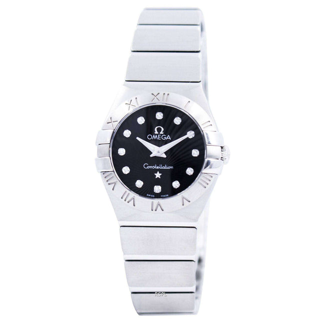 Omega Constellation Quartz Diamond Accent 123.10.24.60.51.001 Womens Watch