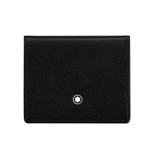 Montblanc Meisterstuck Black Leather 14877 Men's Small Luxury Coin Purse