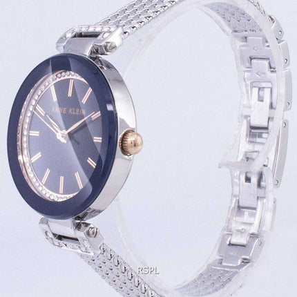 Anne Klein Quartz Diamond Accent 1907NVRT Women's Watch
