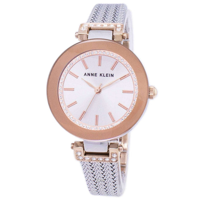 Anne Klein Quartz Diamond Accents 1907SVRT Women's Watch