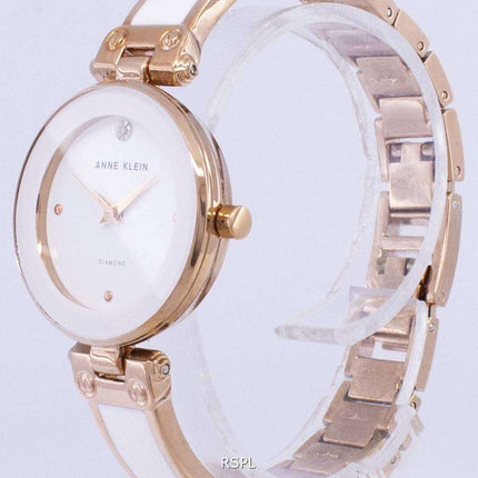 Anne Klein Quartz Diamond Accents 1980WTRG Women's Watch