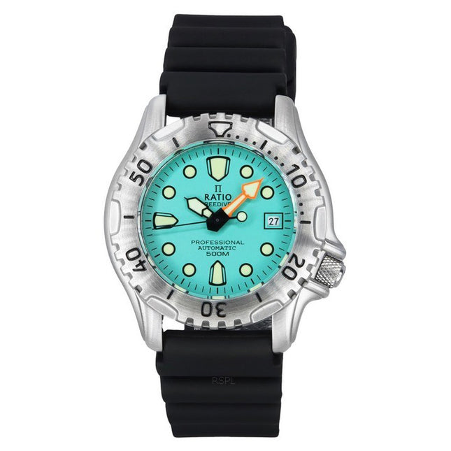 Ratio FreeDiver Professional 500M Sapphire Ice Blue Dial Automatic 32GS202A-IBLU Men's Watch