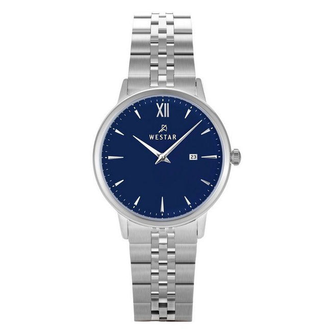 Westar Profile Stainless Steel Blue Dial Quartz 40215STN104 Women's Watch