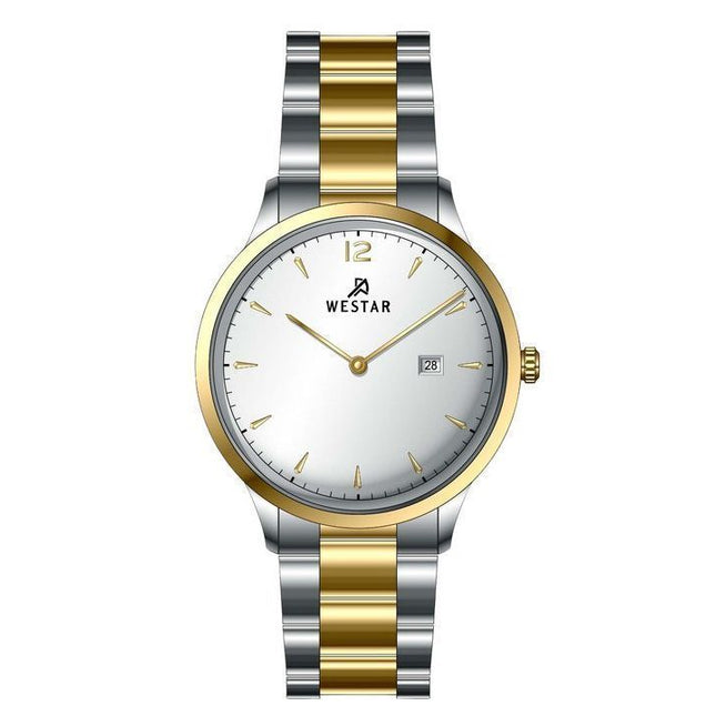 Westar Profile Stainless Steel Silver Dial Quartz 50218CBN107 Men's Watch