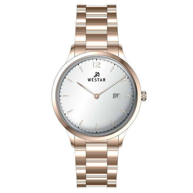 Westar Profile Stainless Steel Silver Dial Quartz 50218PPN607 Men's Watch
