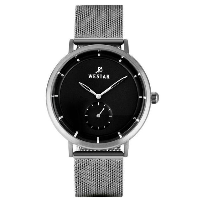 Westar Profile Stainless Steel Black Dial Quartz 50247STN103 Men's Watch