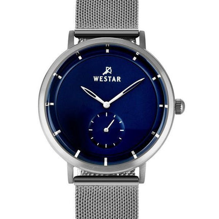 Westar Profile Stainless Steel Blue Dial Quartz 50247STN104 Men's Watch