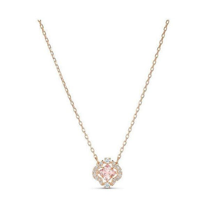 Swarovski Sparkling Dancing Cubic Zirconia Stone Rose Gold Tone Plated Necklace 5514488 For Women