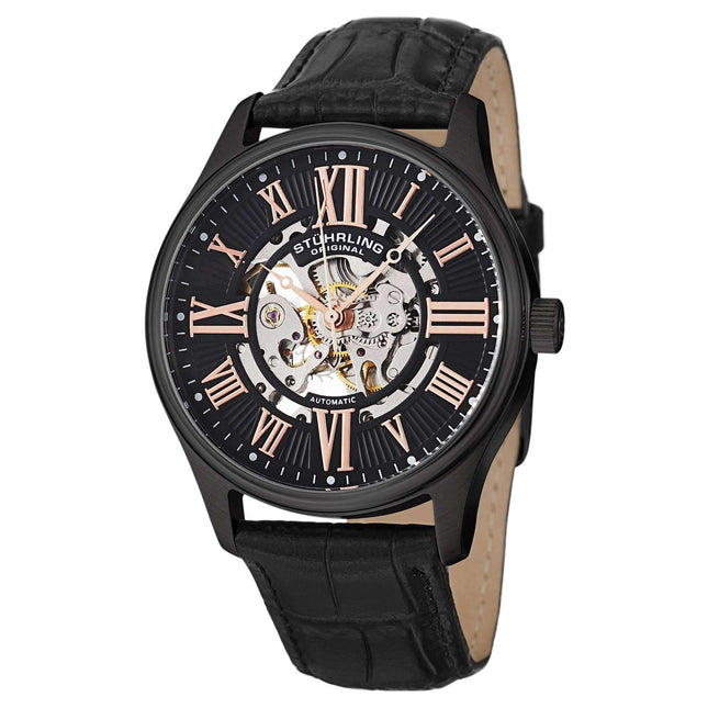 Stuhrling Original Atrium Automatic Skeleton 747.03 Mens Watch