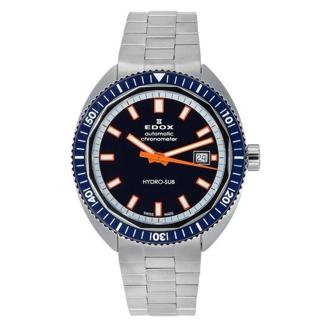 Edox Hydro-Sub Automatic Chronometer Limited Edition Blue Dial Diver's 80128 3BUM BUIO 300M Men's Watch
