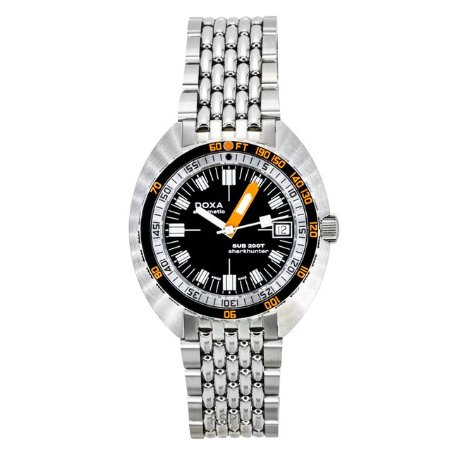 Doxa SUB 200T Sharkhunter Stainless Steel Black Dial Automatic Diver's 804.10.101.10 200M Men's Watch