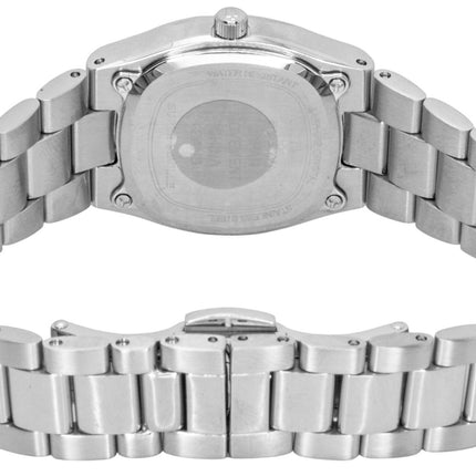 Bulova Super Seville Stainless Steel Mother Of Pearl Dial Quartz 96L353 Women's Watch