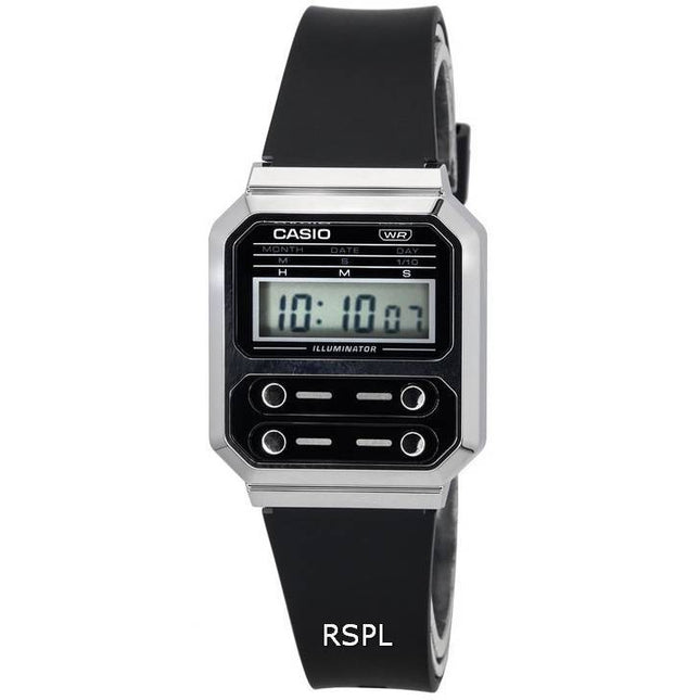 Casio Vintage Digital Black Dial Quartz A100WEF-1A A100WEF-1 Unisex Watch