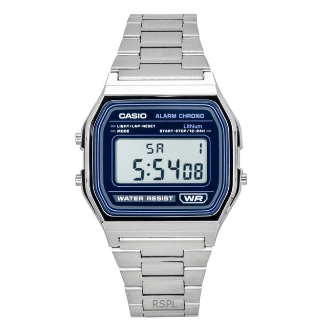 Casio Vintage Digital Stainless Steel Quartz A158WEA-2 Unisex Watch