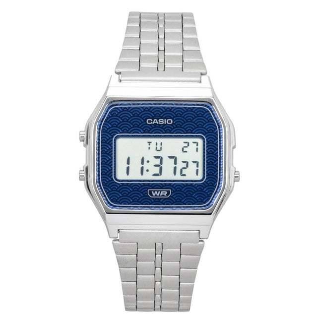 Casio Digital Stainless Steel Quartz A159WEVJ-2 Unisex Watch