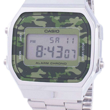 Casio Retro Digital Camouflage Alarm Chrono A168WEC-3EF Unisex Watch