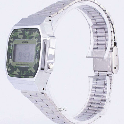 Casio Retro Digital Camouflage Alarm Chrono A168WEC-3EF Unisex Watch