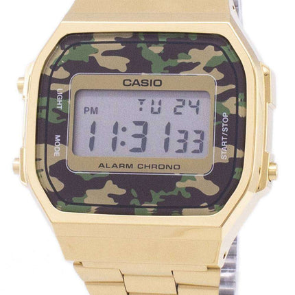 Casio Retro Digital Camouflage Alarm Chrono A168WEGC-3EF Unisex Watch