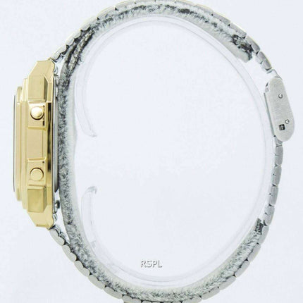 Casio Digital Stainless Steel Alarm Chrono Dual Time A178WGA-1ADF A178WGA-1A Mens Watch