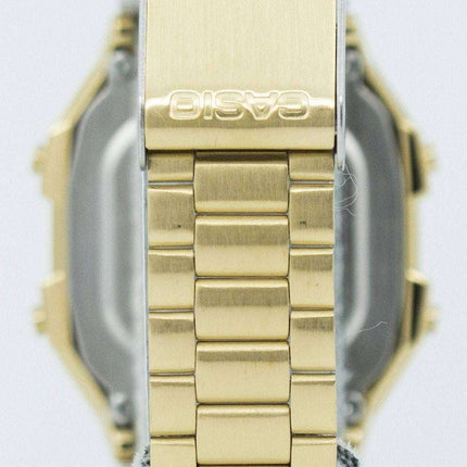 Casio Digital Stainless Steel Alarm Chrono Dual Time A178WGA-1ADF A178WGA-1A Mens Watch
