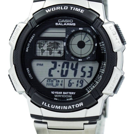 Casio Youth Digital World Time AE-1000WD-1AV Men's Watch