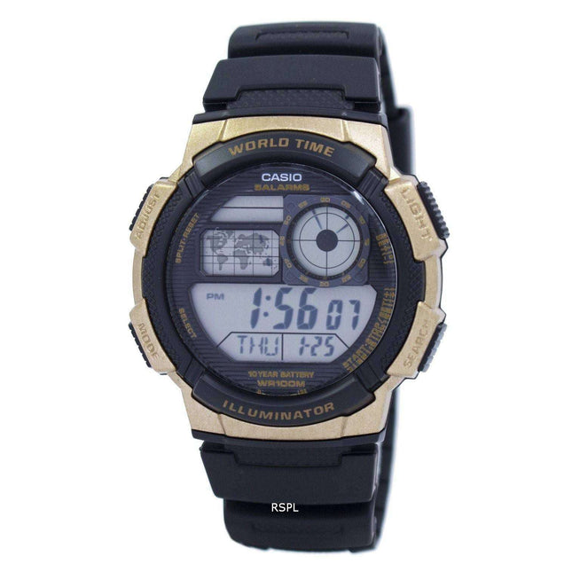 Casio Illuminator World Time Alarm AE-1000W-1A3V AE1000W-1A3V Men's Watch