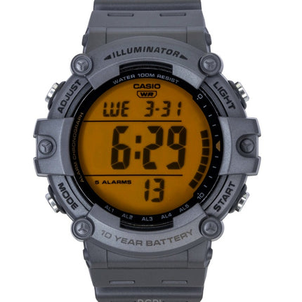 Casio Multifunctional Digital Resin Strap Quartz AE-1500WHC-8AV 100M Men's Watch