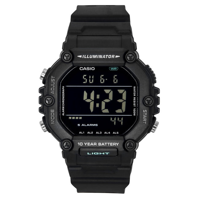 Casio Digital Extra Long Strap Quartz AE-1600HX-1BV 100M Unisex Watch