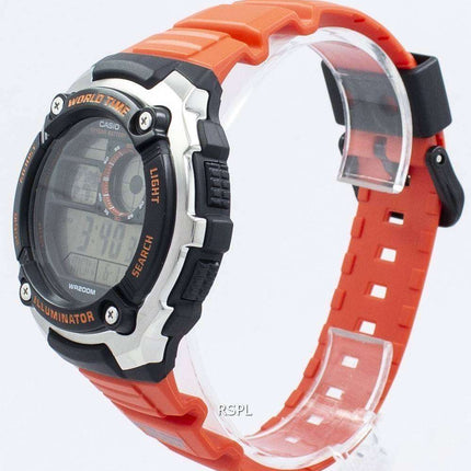 Casio Youth Illuminator World Time Digital AE-2100W-4AV AE2100W-4AV Men's Watch