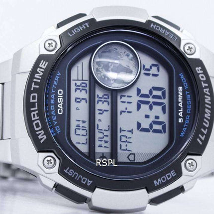 Casio Youth Illuminator World Time Digital AE-3000WD-1AV AE3000WD-1AV Men's Watch