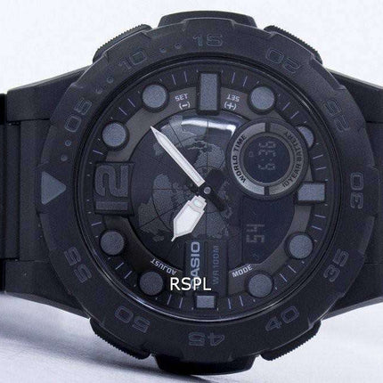 Casio World Time Alarm Analog Digital AEQ-100W-1BV Men's Watch