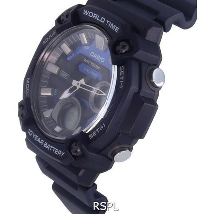 Casio Sports Analog Digital Dial Quartz AEQ-120W-2A AEQ120W-2 100M Mens Watch