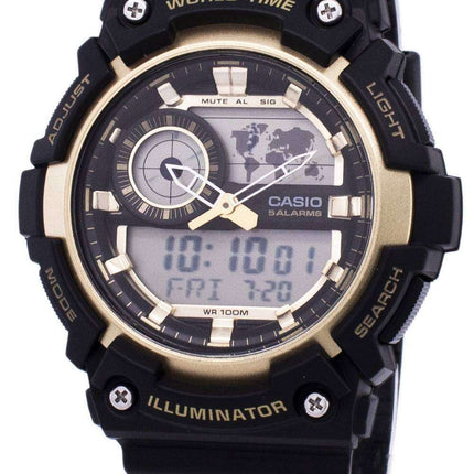 Casio Illuminator World Time Alarm AEQ-200W-9AV AEQ200W-9AV Men's Watch