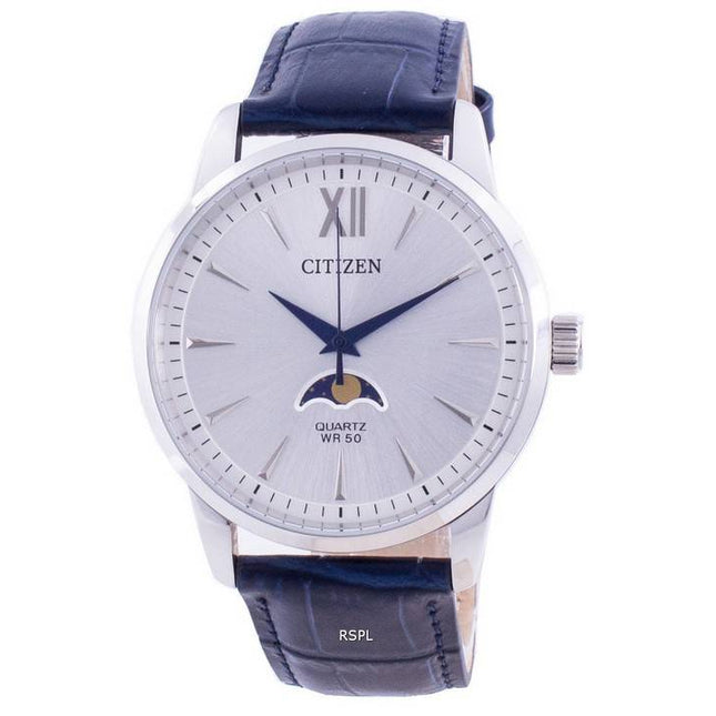 Citizen Moonphase Silver Dial Quartz AK5000-03A Men's Watch