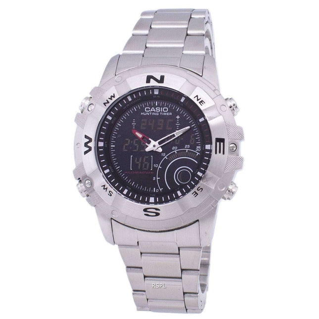 Casio Analog Digital Out Gear Hunting Timer AMW-705D-1AVDF AMW-705D-1AV Mens Watch