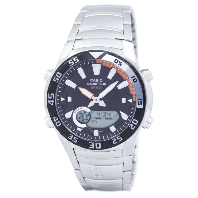 Casio Analog Digital Marine Gear AMW-710D-1AVDF AMW-710D-1AV Mens Watch