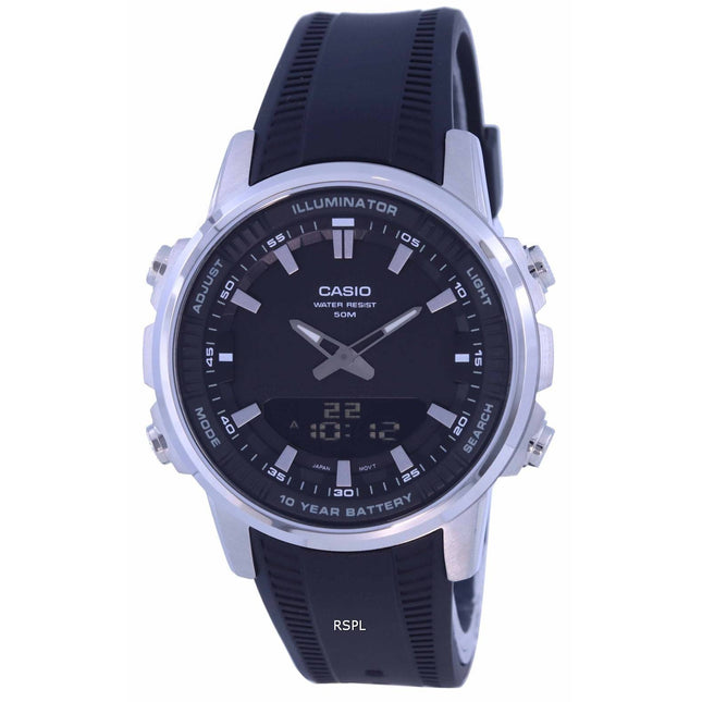 Casio Enticer World Time Telememo Analog Digital AMW-880-1A AMW880-1 Mens Watch