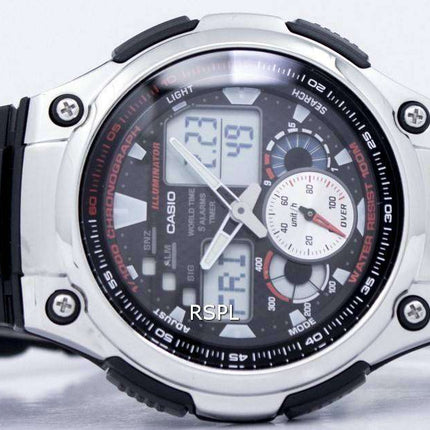 Casio Analog Digital Youth Series Illuminator AQ-190W-1AVDF AQ-190W-1AV Mens Watch
