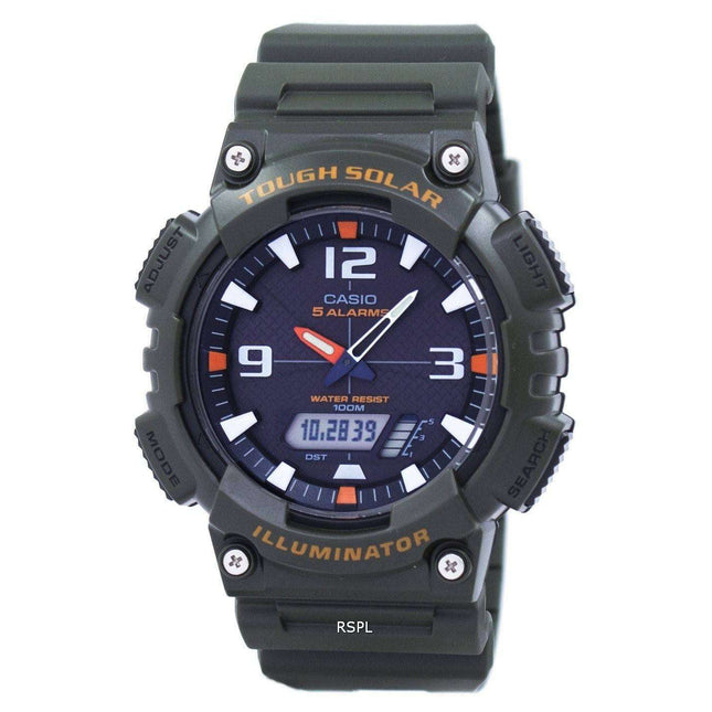 Casio Illuminator Tough Solar Alarm Analog Digital AQ-S810W-3AV Men's Watch