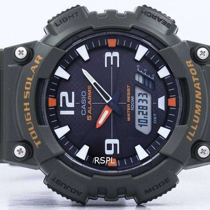 Casio Illuminator Tough Solar Alarm Analog Digital AQ-S810W-3AV Men's Watch