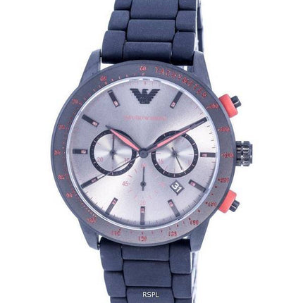 Emporio Armani Mario Chronograph Grey Dial Quartz AR11392 Men's Watch