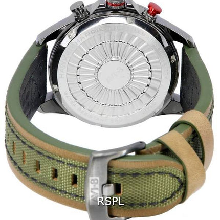 AVI-8 Hawker Harrier II Gunmetal Dark Earth Dual Retrograde Chronograph Quartz AV-4056-03 Mens Watch